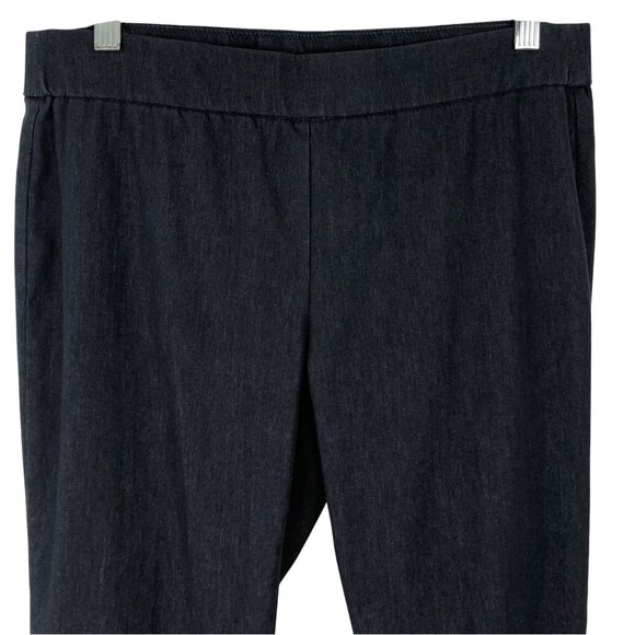 Daisy Fuentes Women's Size 6 Gray Pull On Elastic Waist Stretch Knit Pants - Picture 5 of 9